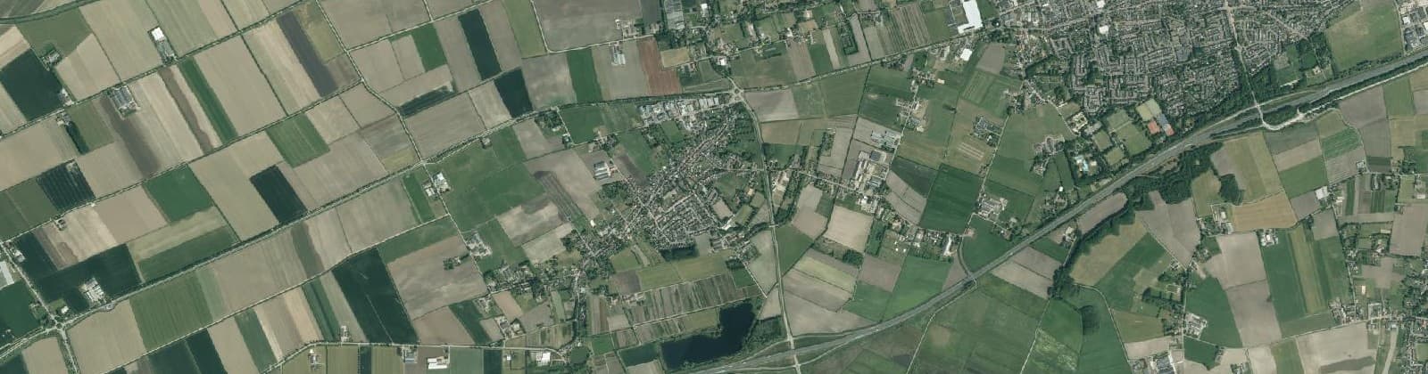Luchtfoto van Wagenberg