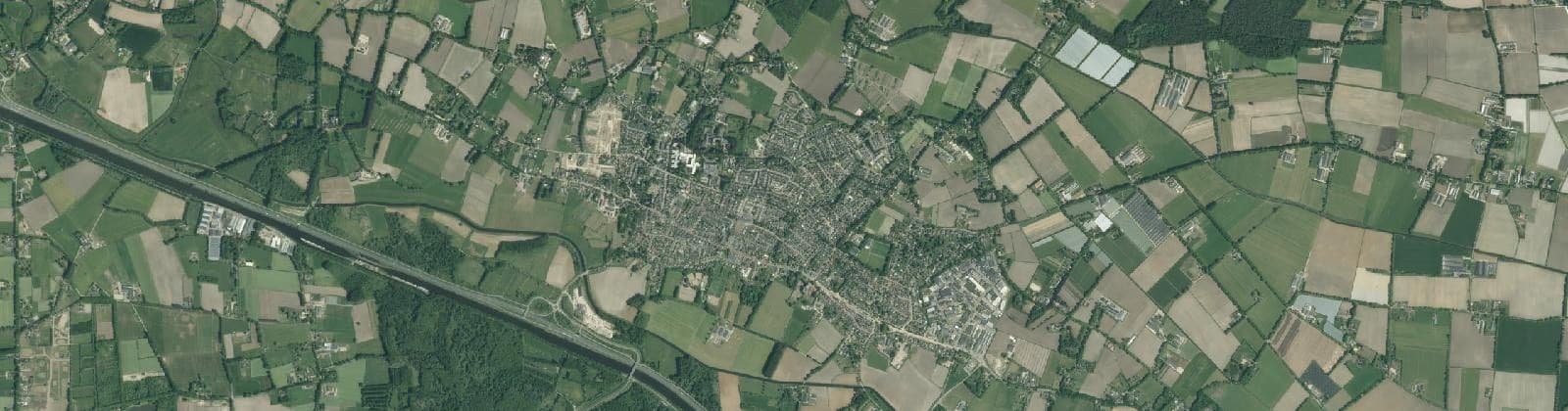 Luchtfoto van Kern Heeswijk-Dinther