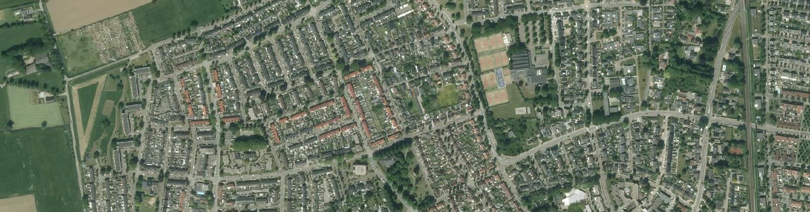 Luchtfoto van Elst-Noord