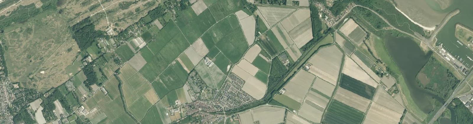 Luchtfoto van Goedereede