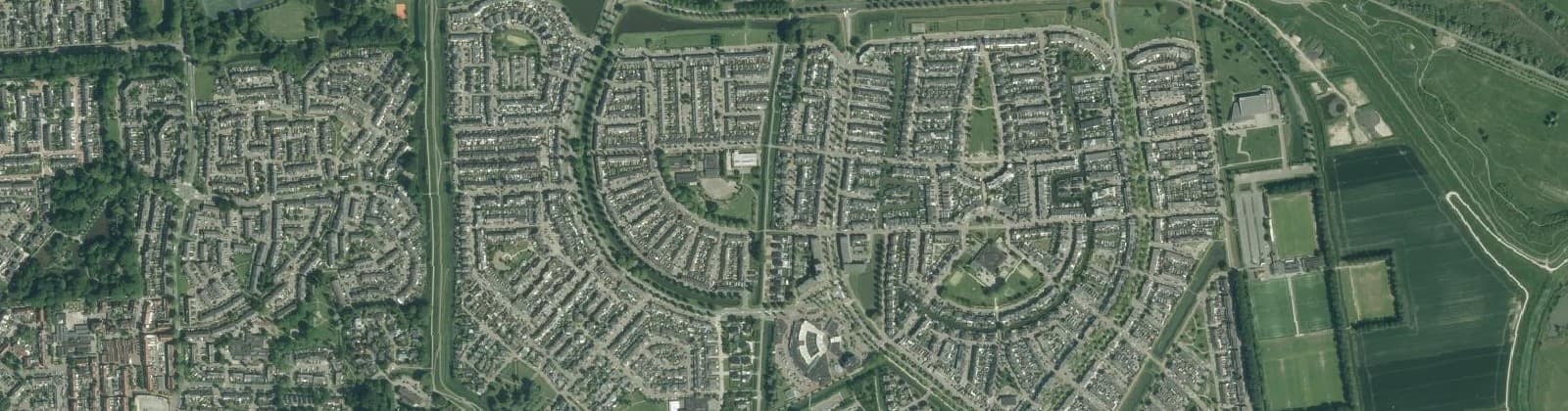 Luchtfoto van Maaswijk