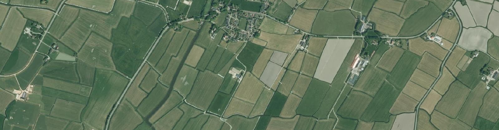 Luchtfoto van Hitzum