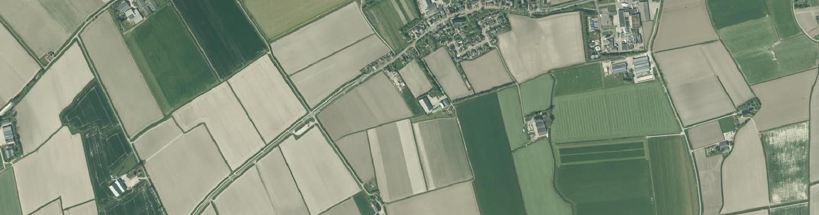 Luchtfoto van Oosterbierum