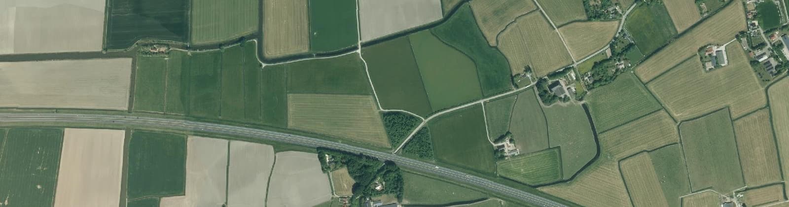 Luchtfoto van Schalsum