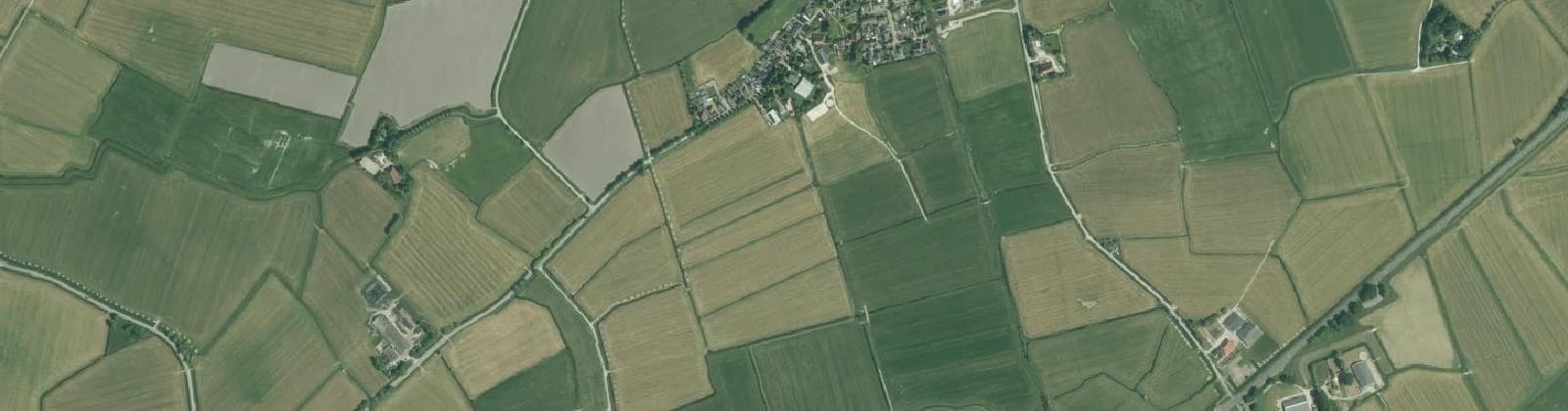 Luchtfoto van Spannum