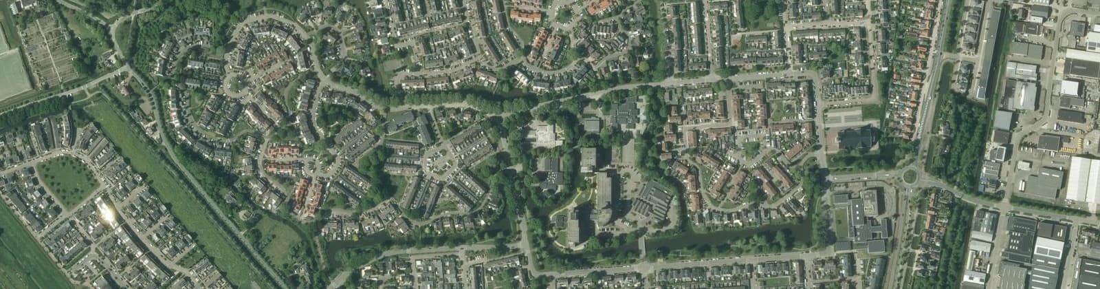 Luchtfoto van Leerdam-Noord