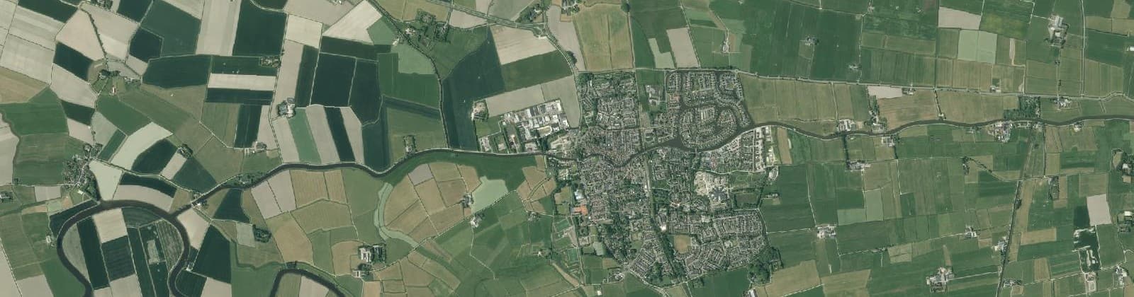 Luchtfoto van Winsum