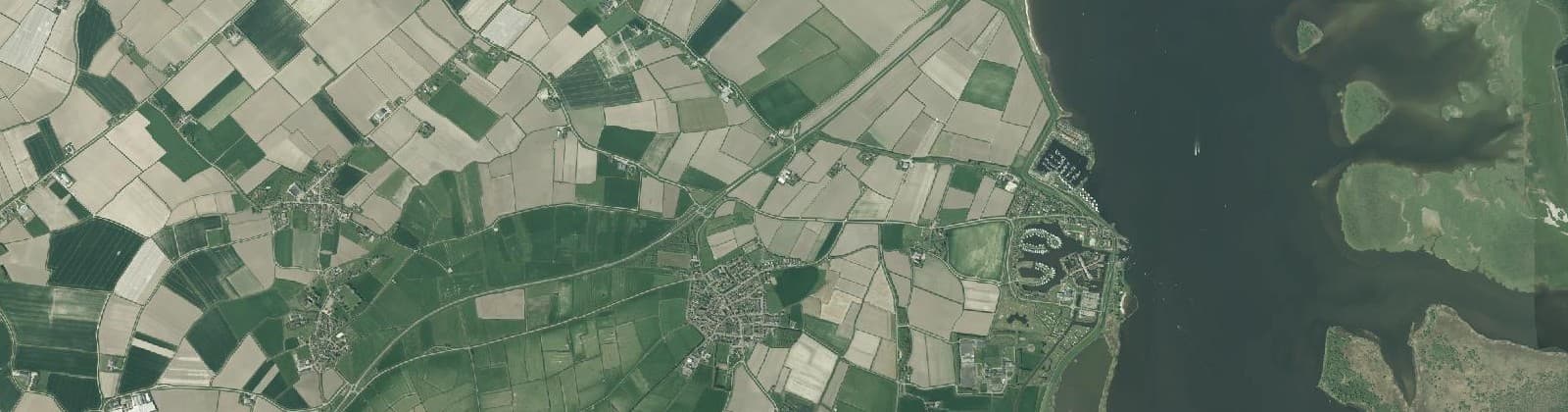 Luchtfoto van Anjum - Noordoost