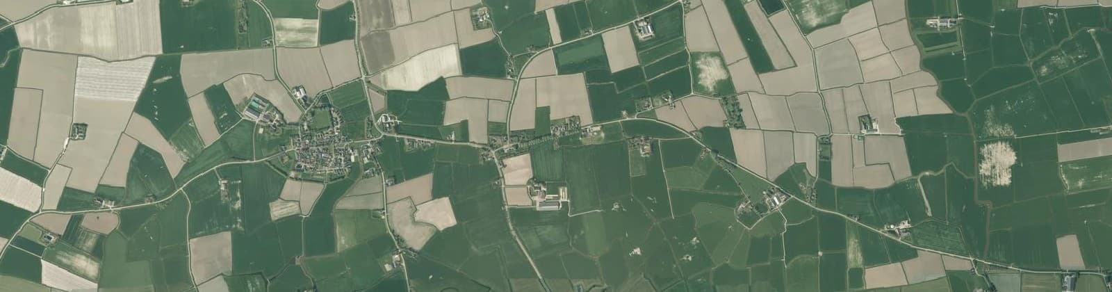 Luchtfoto van Hantum