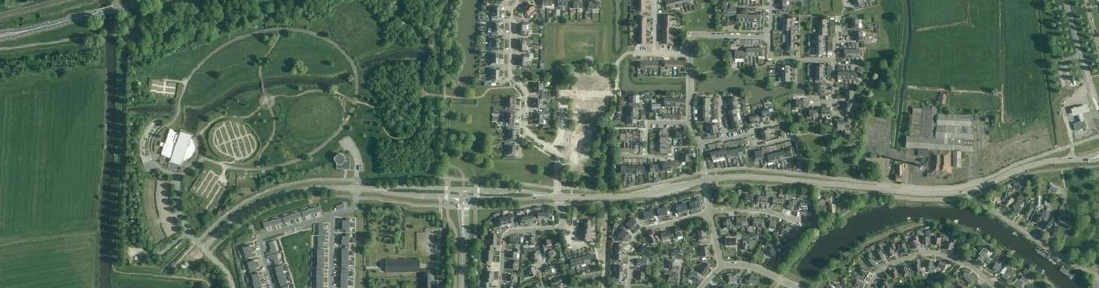 Luchtfoto van Fivelzigt
