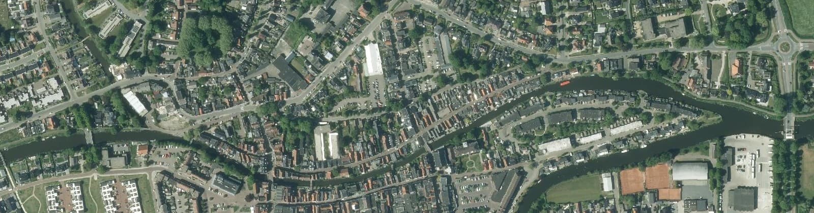 Luchtfoto van Appingedam-Centrum