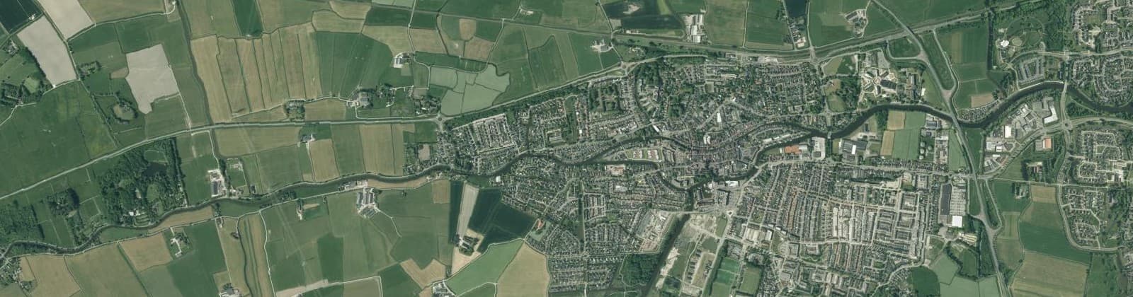 Luchtfoto van Buitengebied Noord-Appingedam