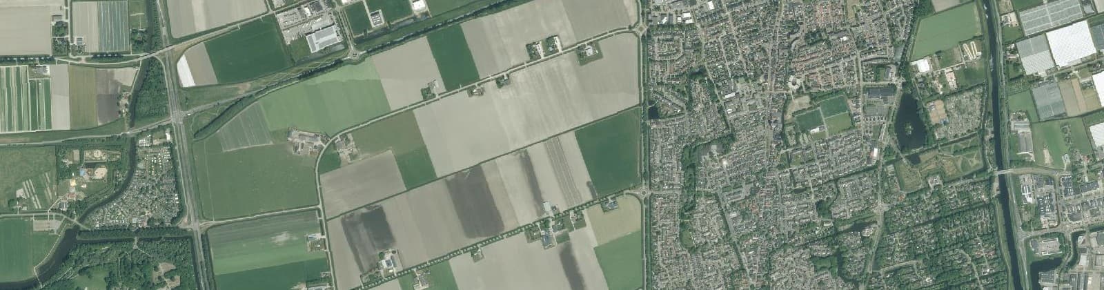 Luchtfoto van Noord-Scharwoude
