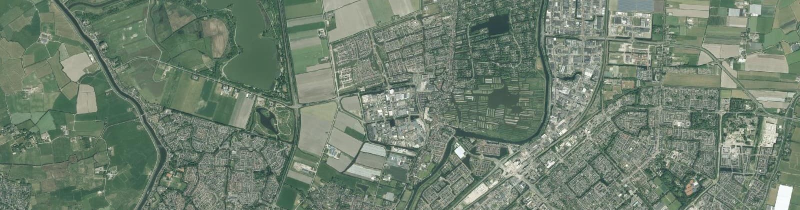 Luchtfoto van Broek op Langedijk