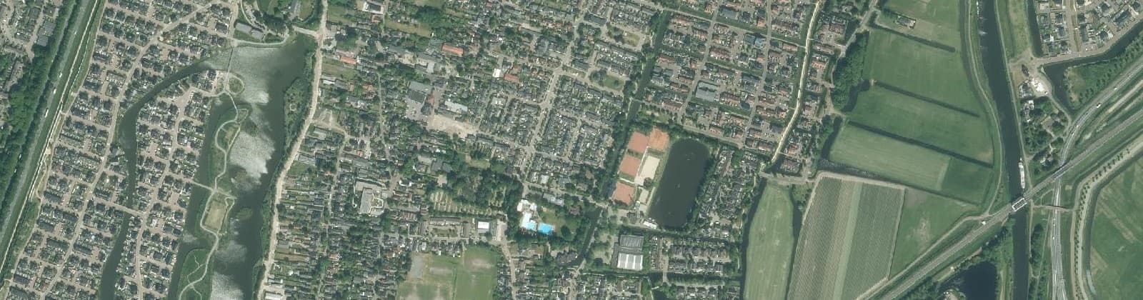 Luchtfoto van Sint-Pancras