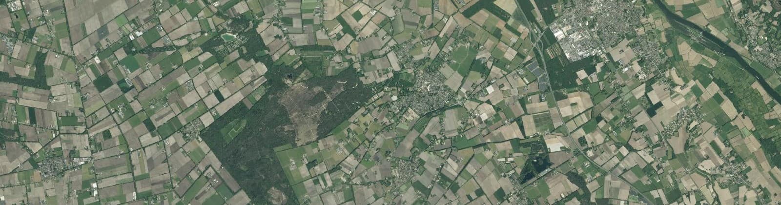 Luchtfoto van Sint Anthonis