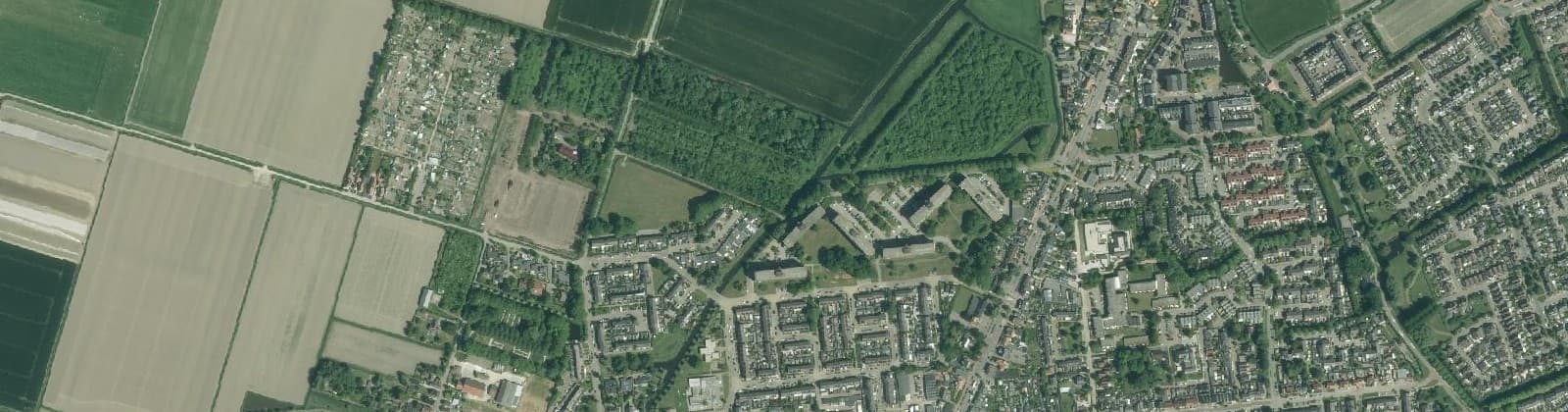 Luchtfoto van Nieuw-Helvoet