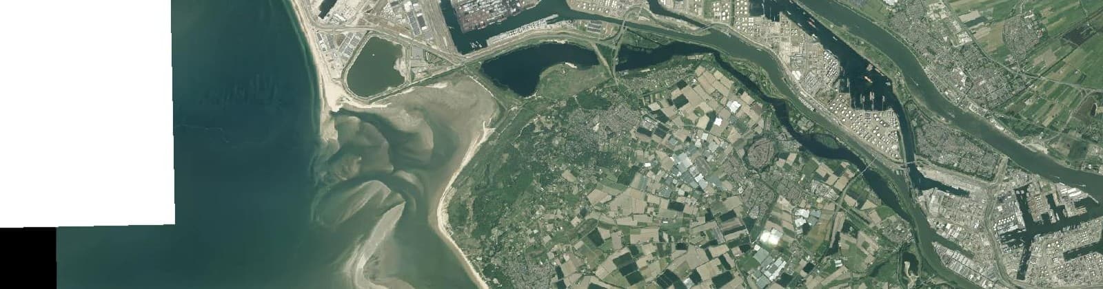 Luchtfoto van Oostvoorne